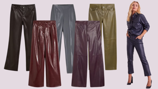 Kožené kalhoty zažívají revoluci: Černou klasiku nahrazuje hnědá, vínová, olivová i tmavě modrá