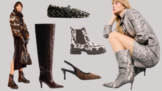 Zvířecí vzory ovládly podzimní boty: Leopardí i hadí vzor ocení milovnice klasiky, krokodýl osloví odvážné amazonky