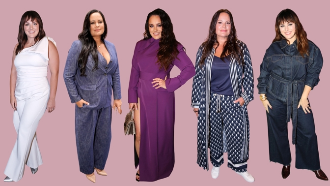 Ewa Farna krásně ukazuje, jak se oblékat s výraznějšími křivkami. Tady jí střih šatů pomáhá definovat pas přestřižením. 
