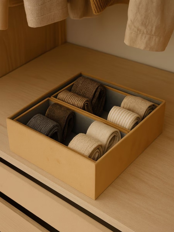 Do organizérů se vám budou věci jednoduše skládat a uvidíte, kolik čeho máte. 