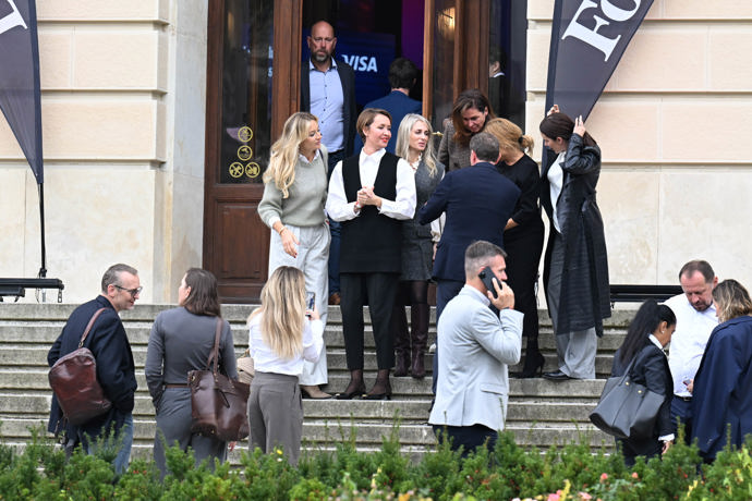 Akce magazínu Forbes v Karlových Varech.