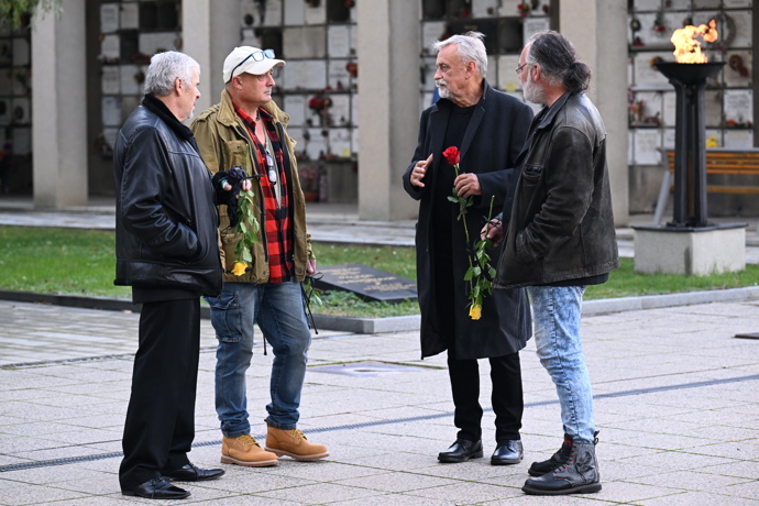 Pohřeb Jana Šatry.