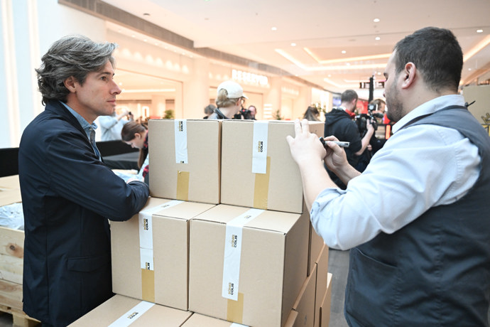 Zákazníci se mohli setkat také s Killianem Denisem, spoluzakladatelem a CEO King Colis.