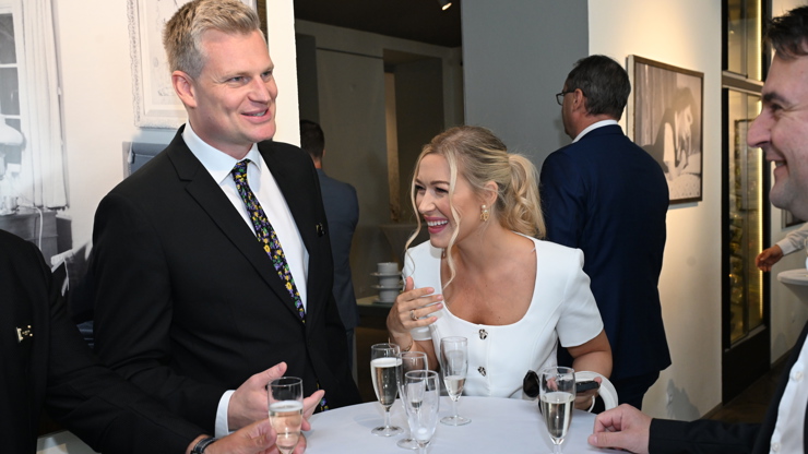 Europoslanec Filip Turek a Dominika Myslivcová se velmi dobře bavili.