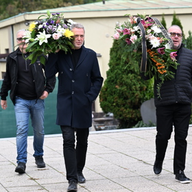 Pohřeb Jana Šatry.