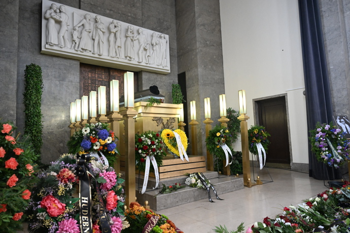 Pohřeb Jana Šatry.