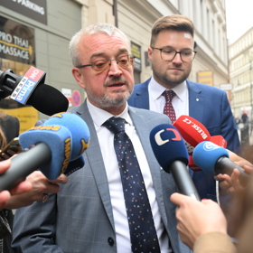 Marek Benda ve štábu SPOLU.