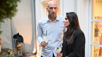 FOTO: Jan Koller s partnerkou.