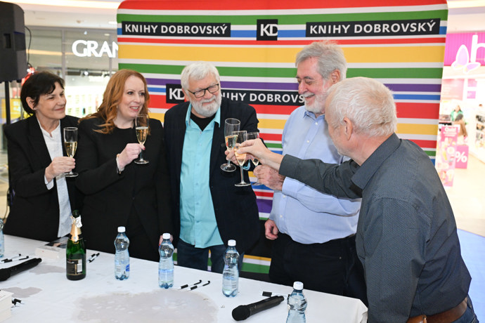 Josef Klíma pokřtil svou novou knihu.