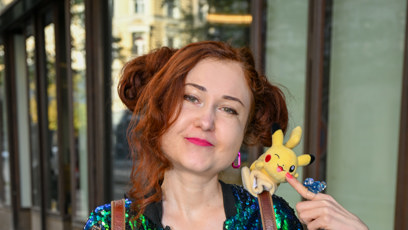 FOTO: Eva Toulová měla na rameni Pikachu.
