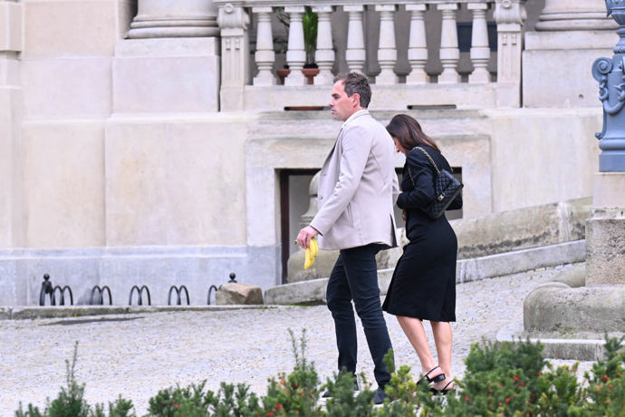 Šéfkuchař Filip Sajler s manželkou.