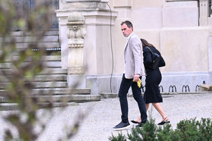 Šéfkuchař Filip Sajler s manželkou.