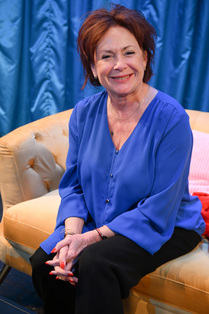 Ilona Svobodová na jevišti jen pár dní po stěhování z velkého domu.