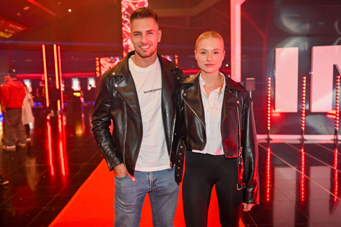 Matěj Quitt s partnerkou.