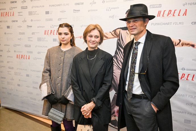 Klára Pollertová-Trojanová s bratrem Lukášem Pollertem a jeho dcerou Emmou.