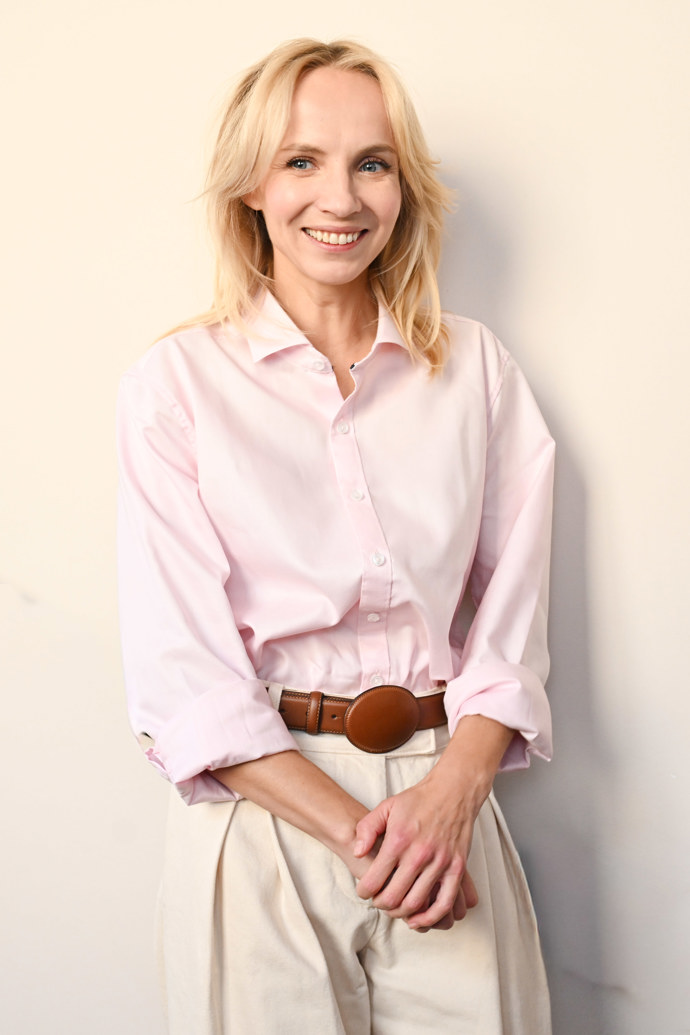 Jana Plodková na konferenci České televize.