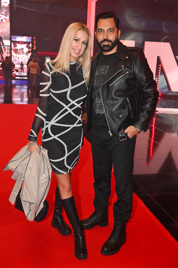 Jack Hamid s bývalou partnerkou. 