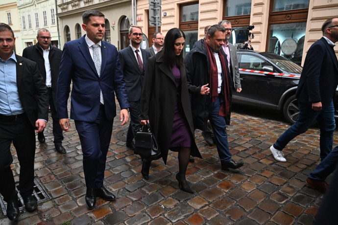 Markéta Pekarová Adamová a její poslední vystoupení v koalici SPOLU.