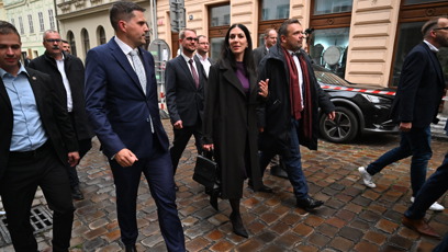 FOTO: Markéta Pekarová Adamová a její poslední vystoupení v koalici SPOLU.