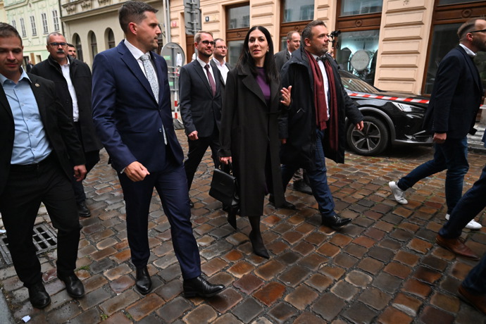 Markéta Pekarová Adamová a její poslední vystoupení v koalici SPOLU.
