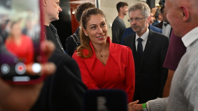 FOTO: Eva Decroix rozdávala úsměvy.