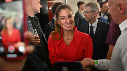 FOTO: Eva Decroix rozdávala úsměvy.