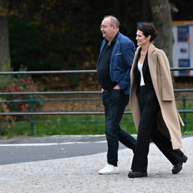Moderátorka Klára Doležalová na akci Forbesu.