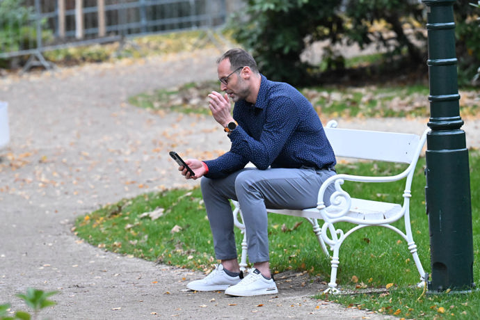 Někdejší fotbalový brankář Petr Čech na Forbes akci.