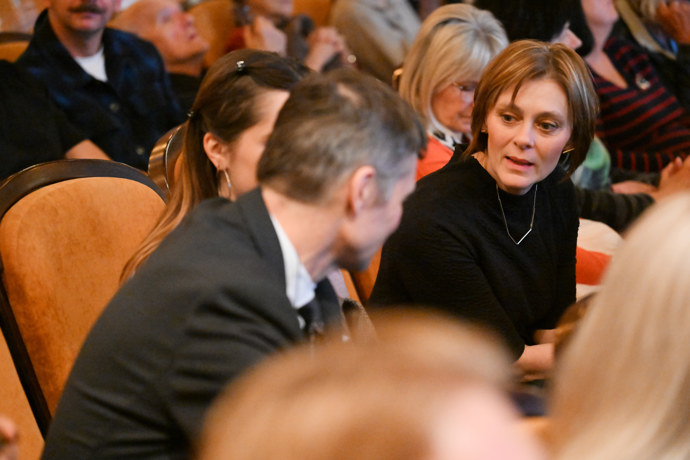 Klára Pollertová-Trojanová se svou rodinou přišla podpořit syna Josefa.