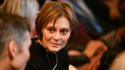 FOTO: Klára Pollertová-Trojanová v hledišti.