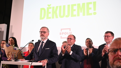 FOTO: Tisková konference koalice SPOLU.