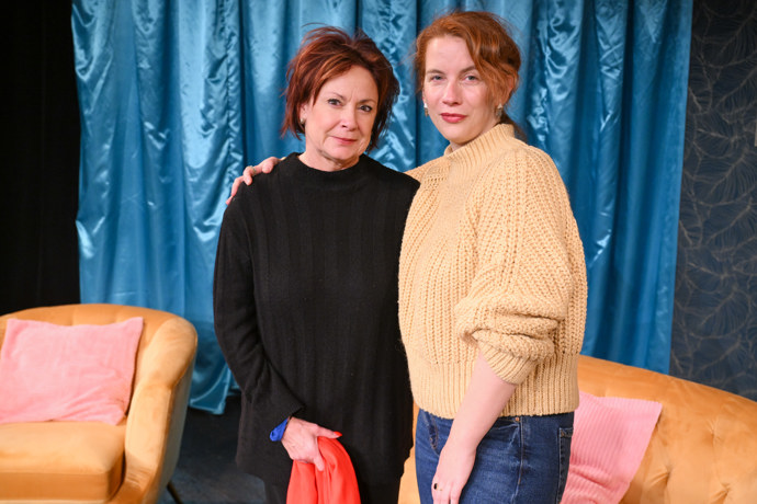 Seriálová matka s dcerou: Ilona Svobodová a Anna Fixová si spolu zahrály v divadle.