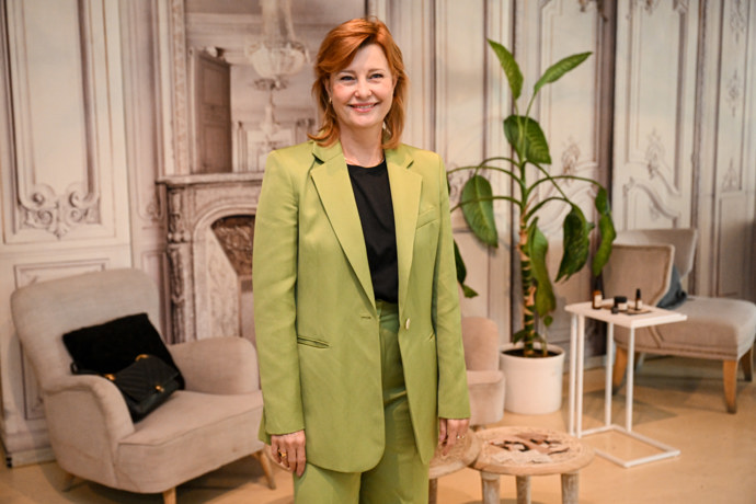 Herečka Jitka Schneiderová.