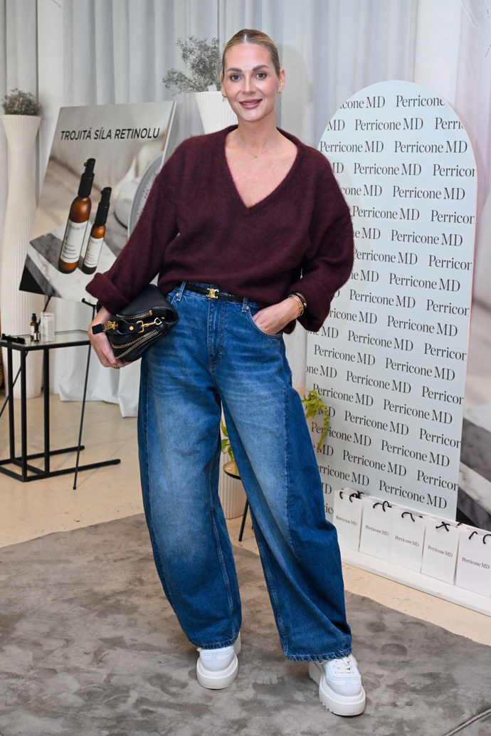 Tereza Zimová na setkání se značkou Perricone MD.