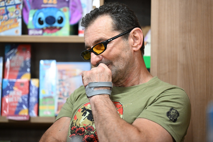 Ondřej Vetchý na křtu nové knihy.