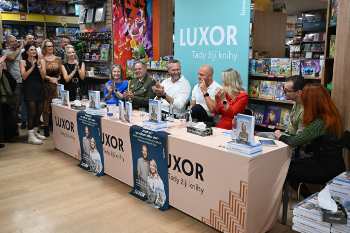 Křest knihy Plukovnice lidských duší.