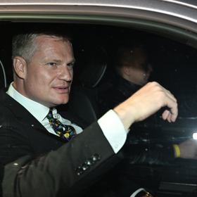 Filip Turek přijel na jednání s Andrejem Babišem.