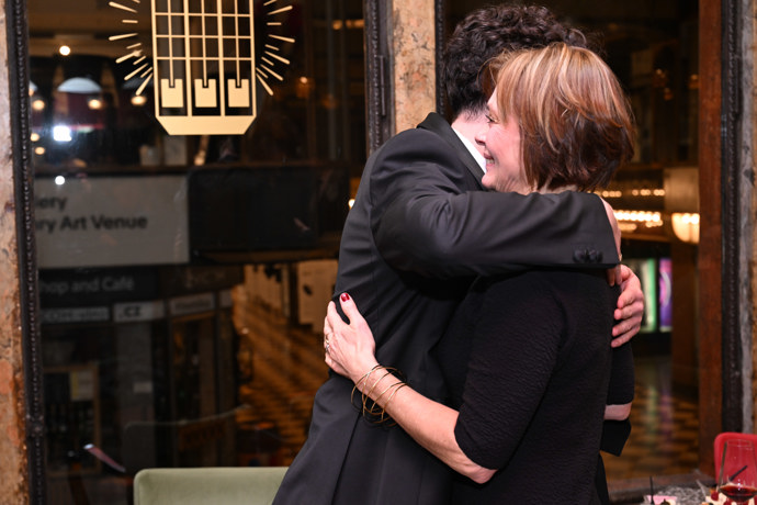 Klára Pollertová-Trojanová se synem Josefem. 