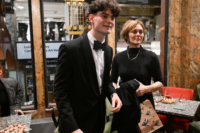 Klára Pollertová-Trojanová se synem Josefem. 