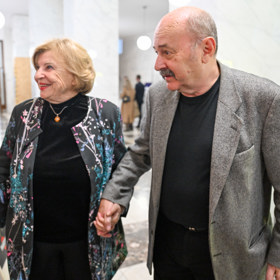 Ruku v ruce také přišli na nedávný křest knihy Děkovačky Libuše Švormové.