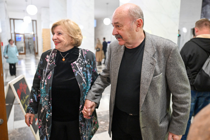 Ruku v ruce také přišli na nedávný křest knihy Děkovačky Libuše Švormové.