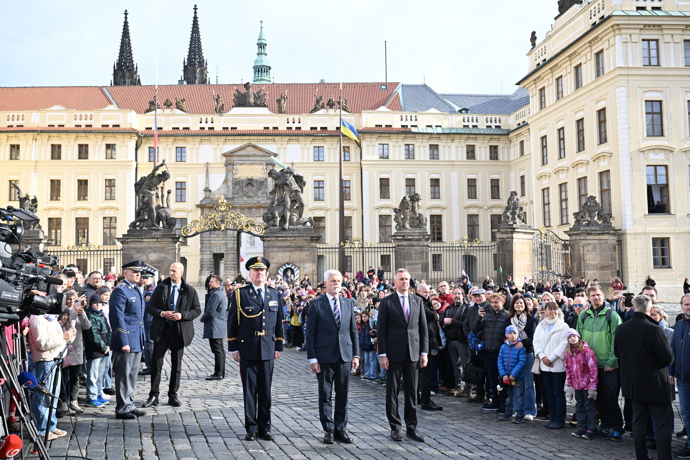 Petr Pavel oficiálně oslavil státní svátek.