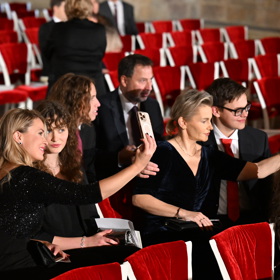 Jedno selfie na památku. Vpravo Taťána Malá (ANO) se synem.