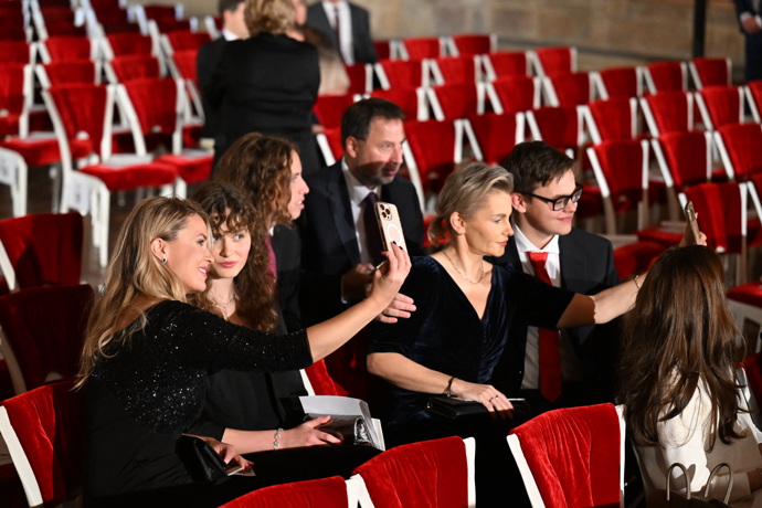 Jedno selfie na památku. Vpravo Taťána Malá (ANO) se synem.