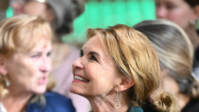 FOTO: Hana Heřmánková rozdávala úsměvy.