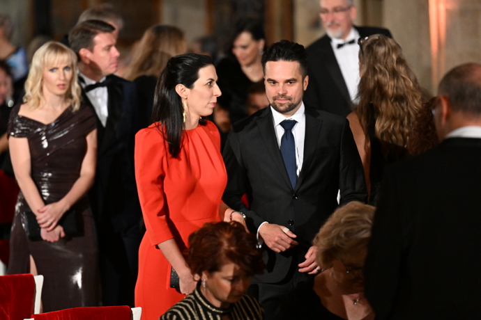 Úsměv Markéty Pekarové Adamové během večera.