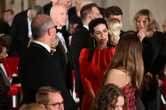 Elegantní styl Markéty Pekarové Adamové na Hradě.