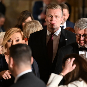 Filip Turek na předávání státních vyznamenání.