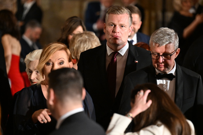 Filip Turek na předávání státních vyznamenání.