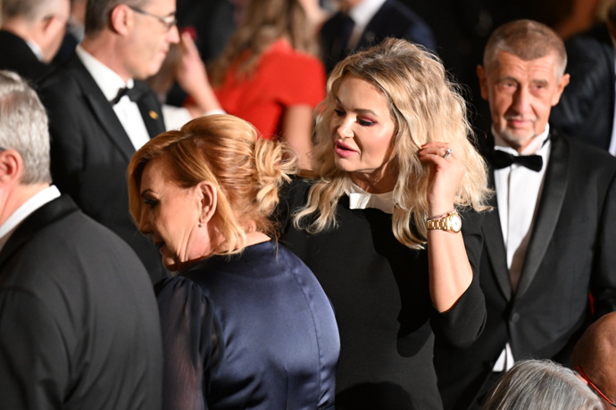 Společenský večer na Pražském hradě.